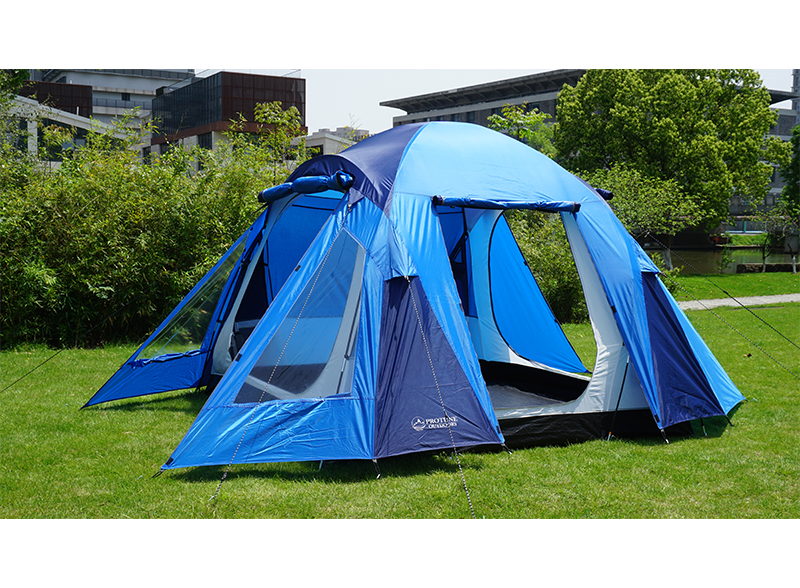 China New Dome Practical camping tent with Spacious inner for 4/5